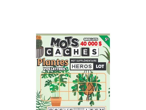 Mots cachés Plantes